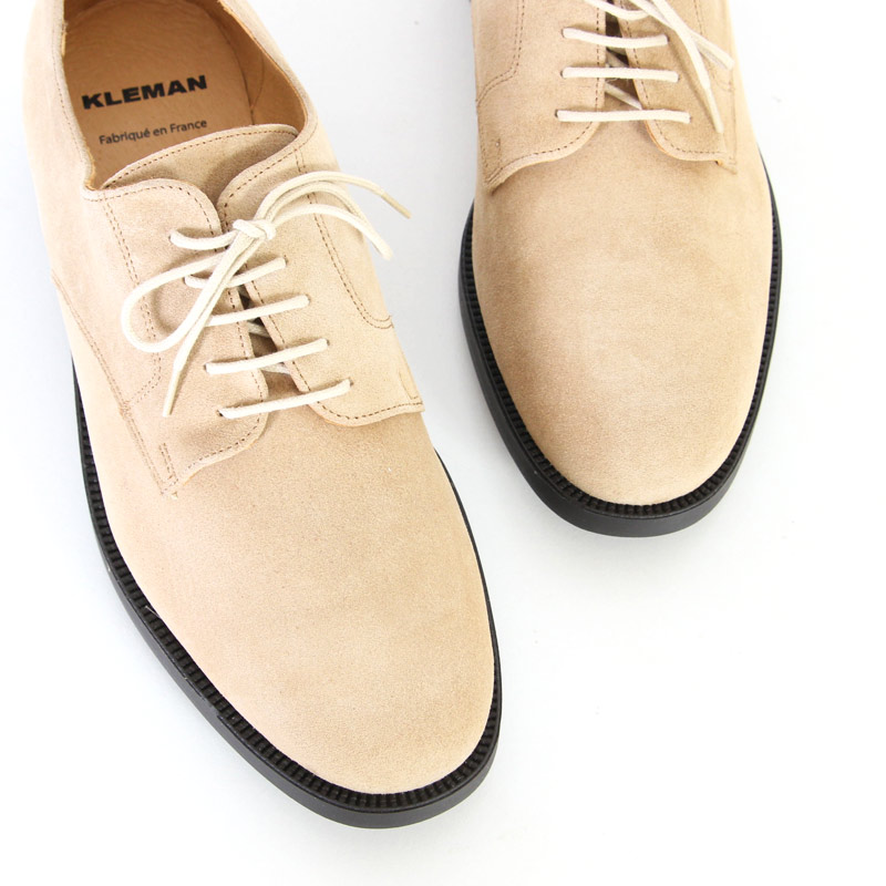 KLEMAN (クレマン) PASTAN #Beige Suede / プレーンレザーシューズ