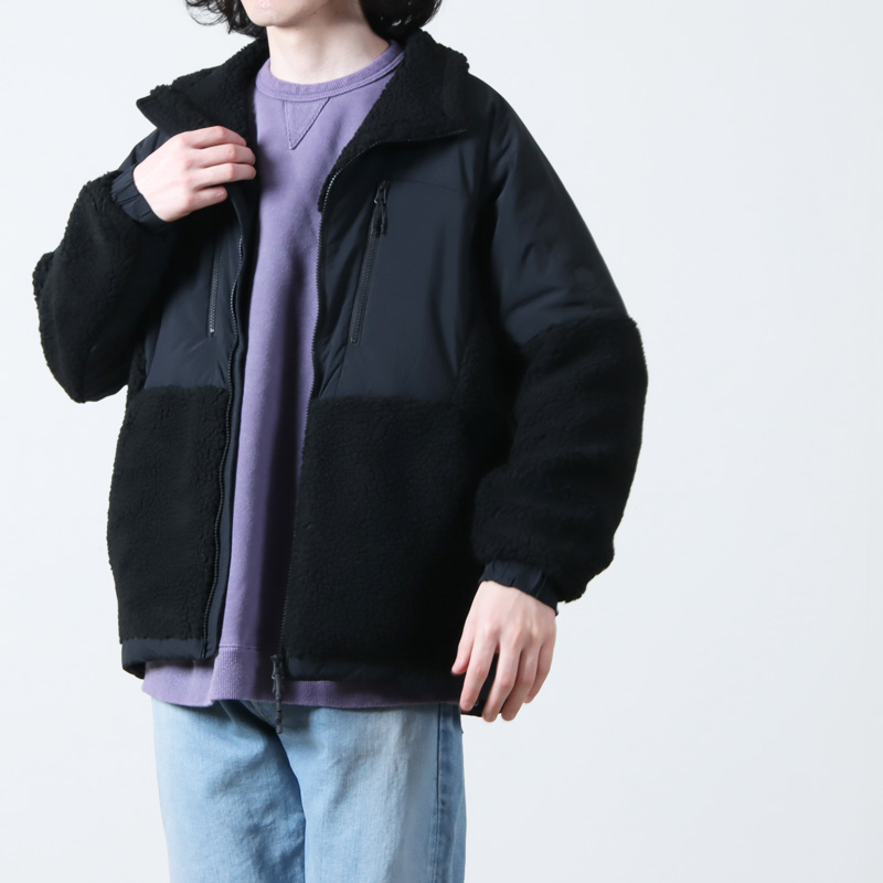 希少XL】LANTERN HEATING BOA BLOUSON blackヒーティングボアブルゾン