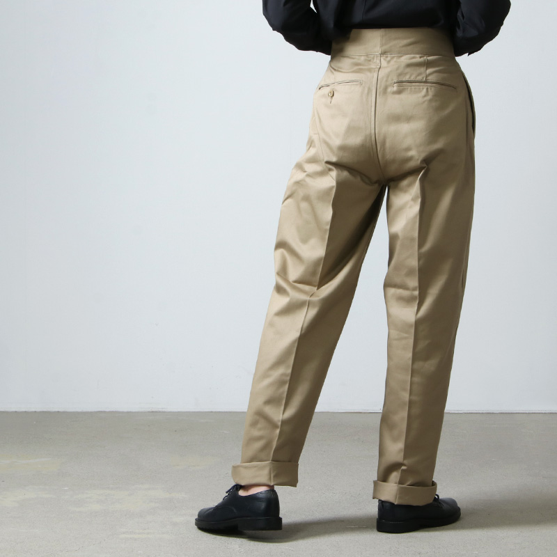 LENO DOUBLE BELTED GURKHA TROUSERS-