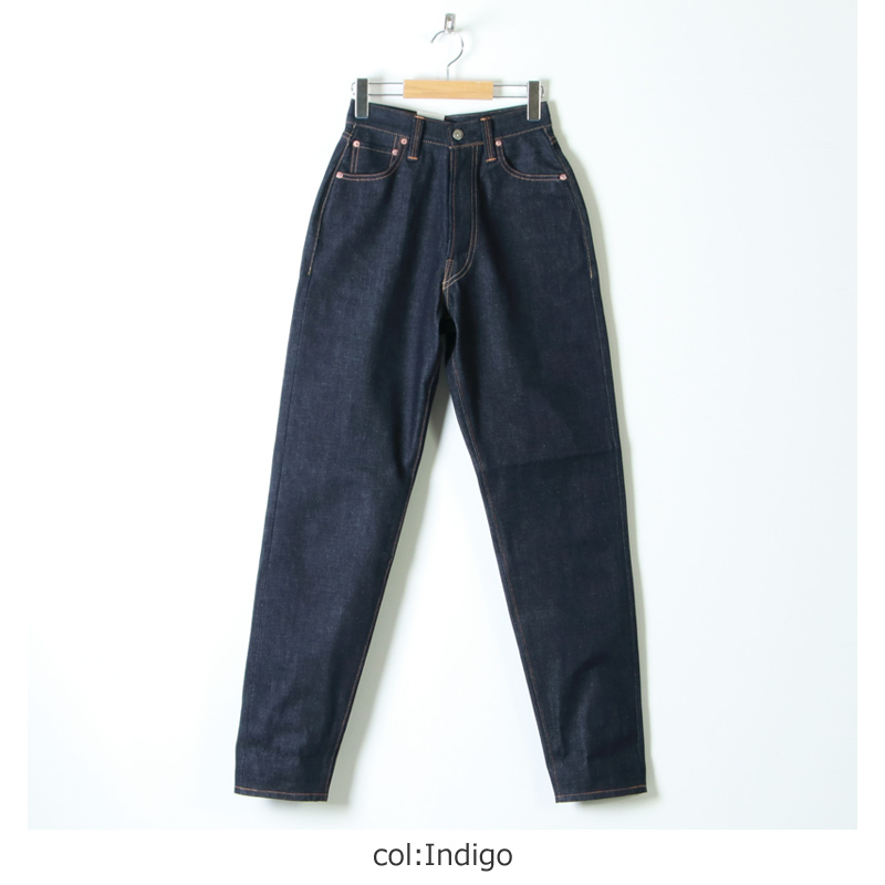 LENO (リノ) LUCY HIGH WAIST TAPERED JEANS NON-WASH / ルーシーハイ ...