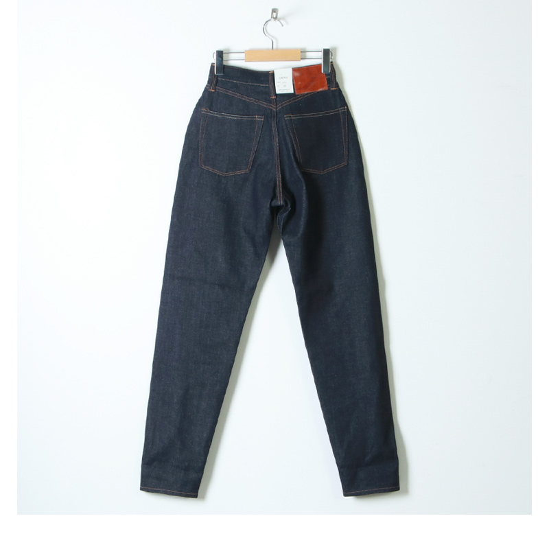 LENO (リノ) LUCY HIGH WAIST TAPERED JEANS NON-WASH / ルーシーハイ 