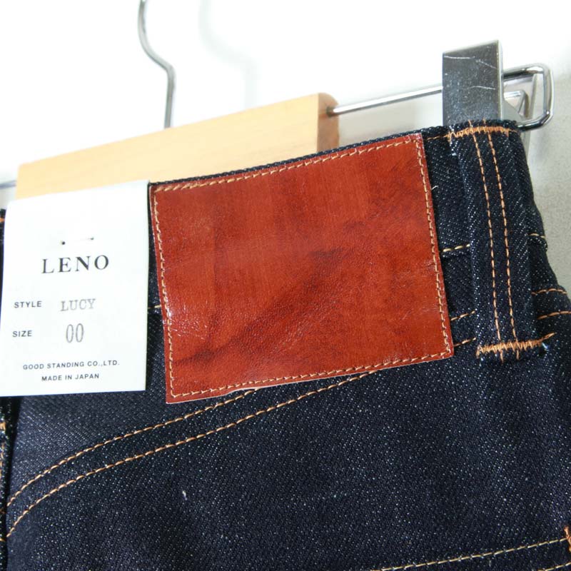 LENO() LUCY HIGH WAIST TAPERED JEANS NON-WASH