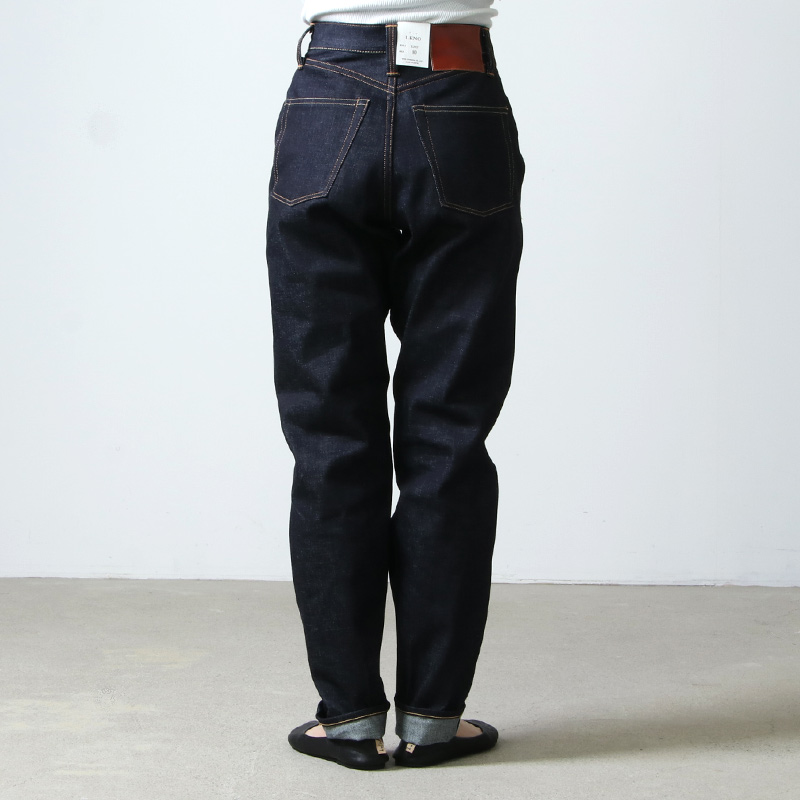 LENO (リノ) LUCY HIGH WAIST TAPERED JEANS NON-WASH / ルーシーハイ 