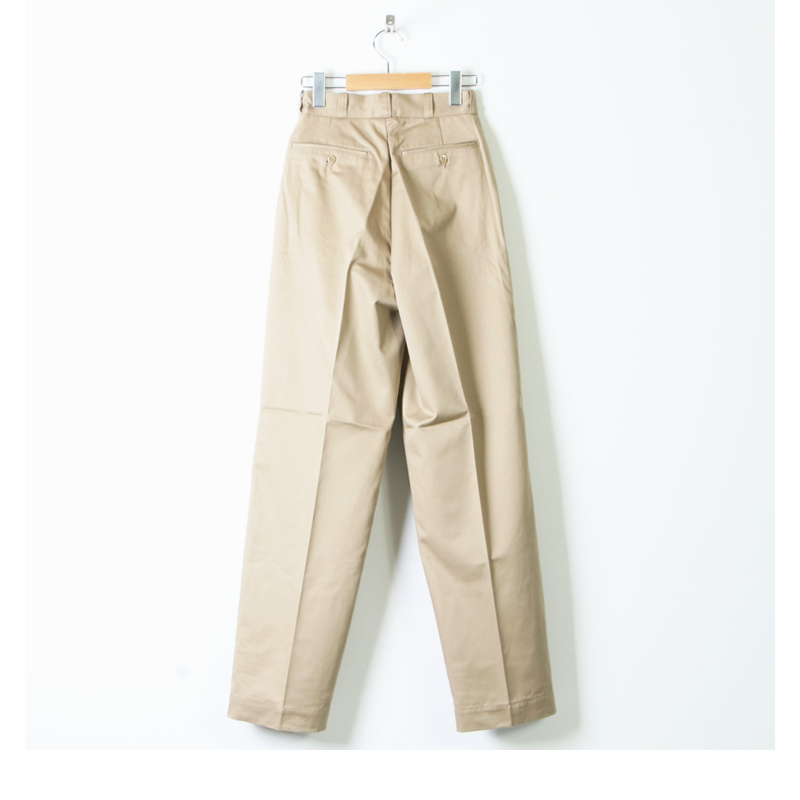 LENO (リノ) WIDE CHINO TROUSERS / ワイドチノトラウザース