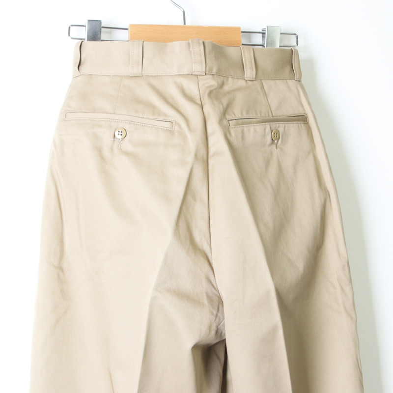 LENO (リノ) WIDE CHINO TROUSERS / ワイドチノトラウザース