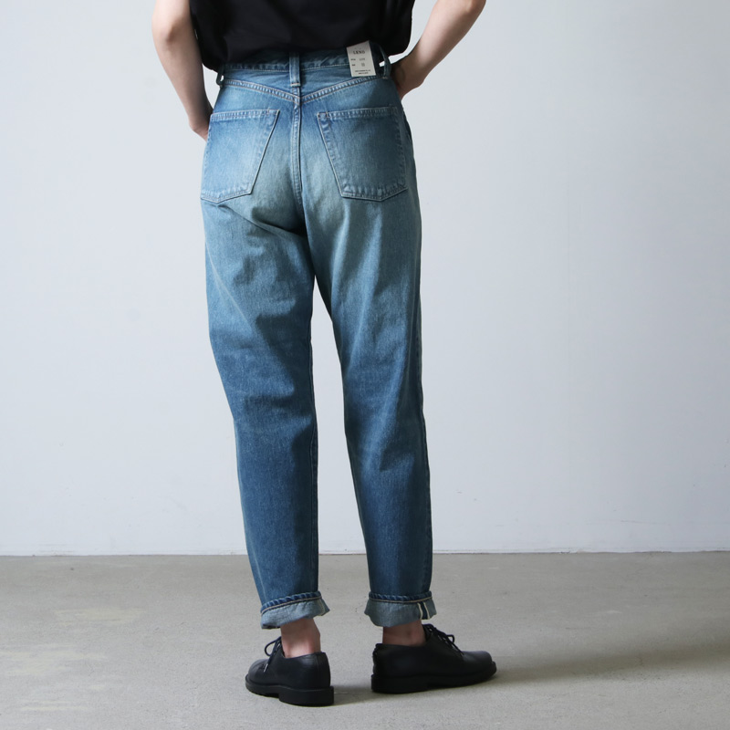 LENO (リノ) LUCY HIGH WAIST TAPERED JEANS FADE INDIGO / ルーシーハイウエストテーパード