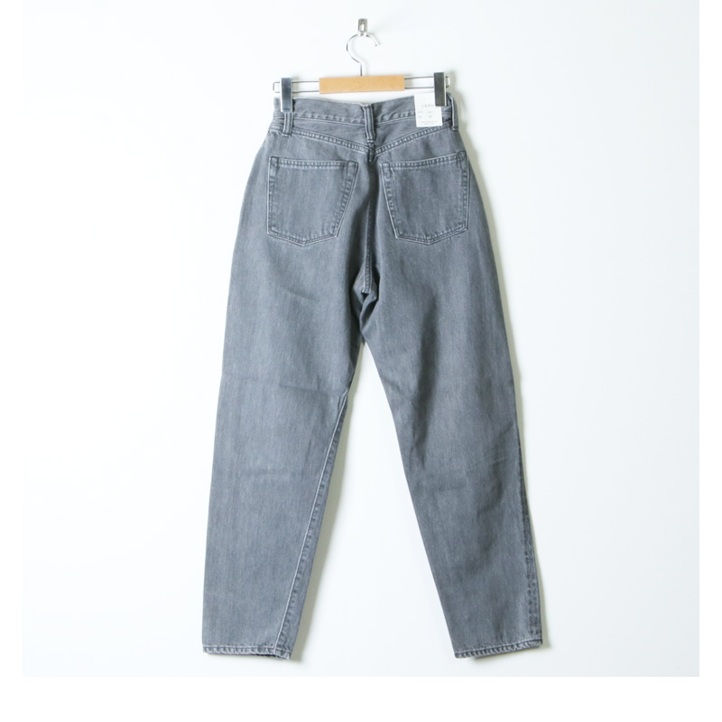 LENO (リノ) LUCY HIGH WAIST TAPERED JEANS FADE BLACK / ルーシー 