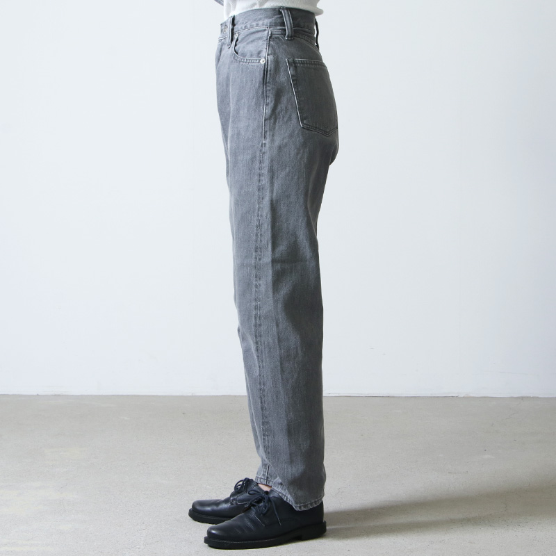 LENO (リノ) LUCY HIGH WAIST TAPERED JEANS FADE BLACK / ルーシー 
