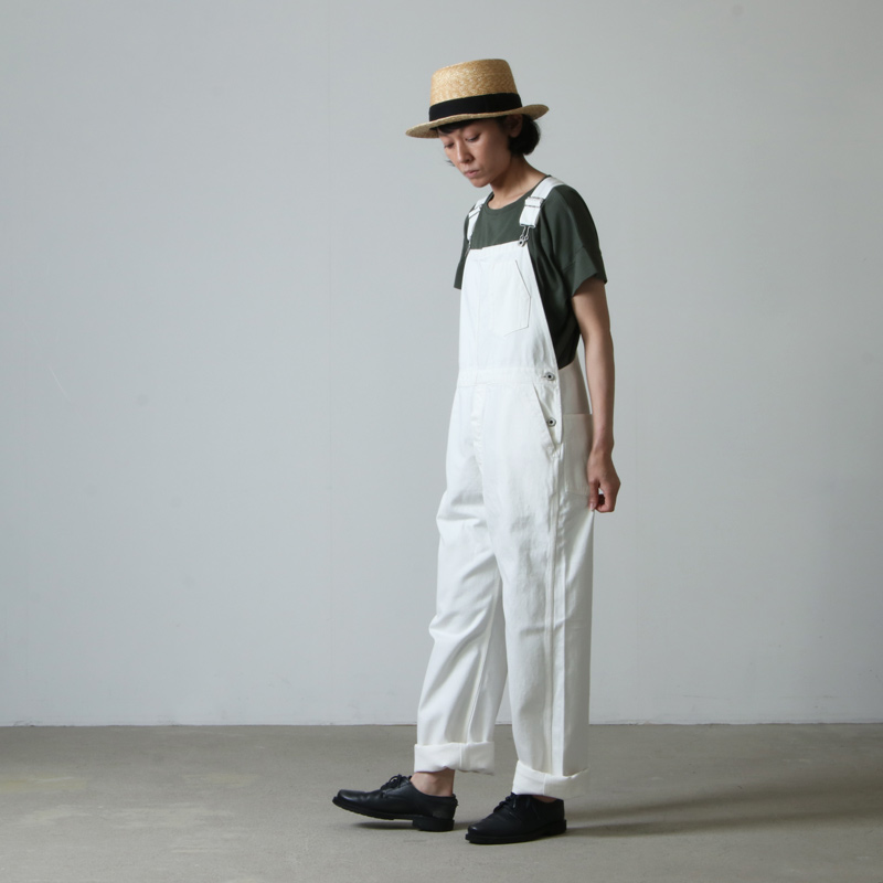 LENO() OVERALLS WHITE