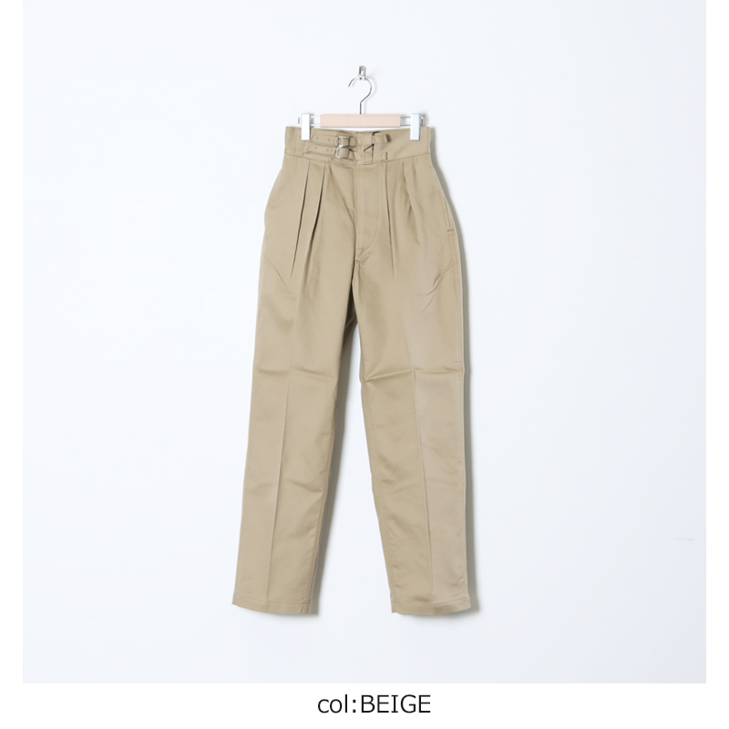 LENO (リノ) DOUBLE BELTED GURKHA TROUSERS / ダブルベルテッドグルカ 