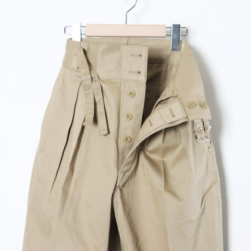 LENO (リノ) DOUBLE BELTED GURKHA TROUSERS / ダブルベルテッド