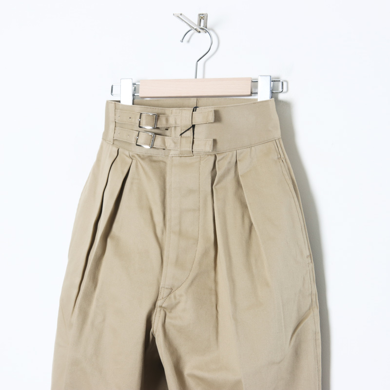 LENO (リノ) DOUBLE BELTED GURKHA TROUSERS / ダブルベルテッドグルカ 