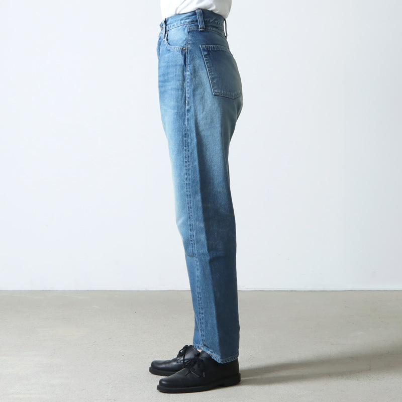 LENO (リノ) LUCY HIGH WAIST TAPERED JEANS FADE INDIGO / ルーシー 