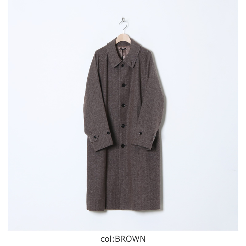 大人気 20AW Leno バルカラーコート BAL COLLAR COAT ステンカラー