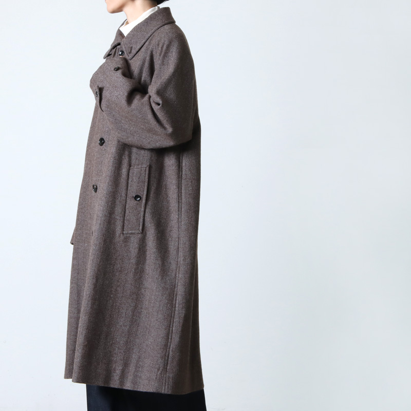 再追加販売 LENO BAL COLLAR COAT BLACK1 | shanthasportsware.com