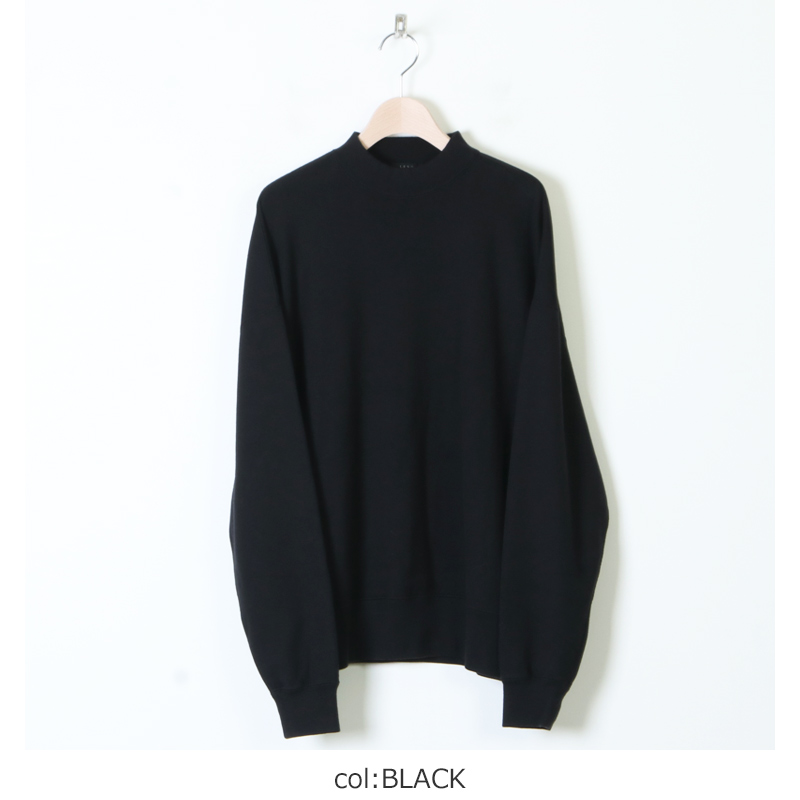 LENO() MOCK NECK LONG T-SHIRT