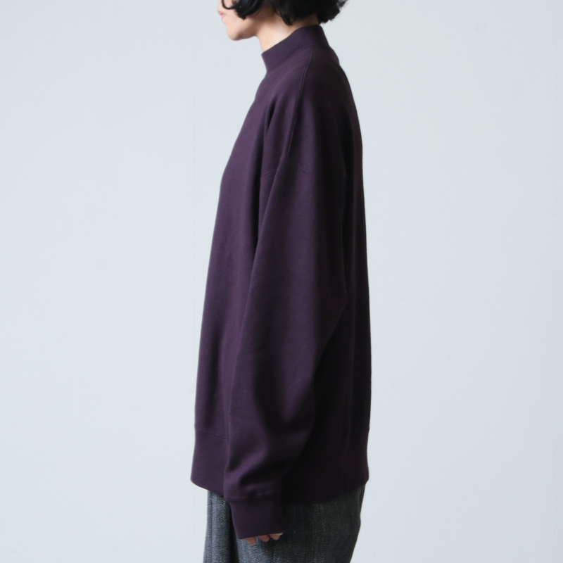 LENO() MOCK NECK LONG T-SHIRT