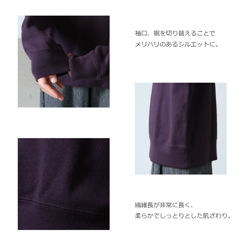 LENO() MOCK NECK LONG T-SHIRT