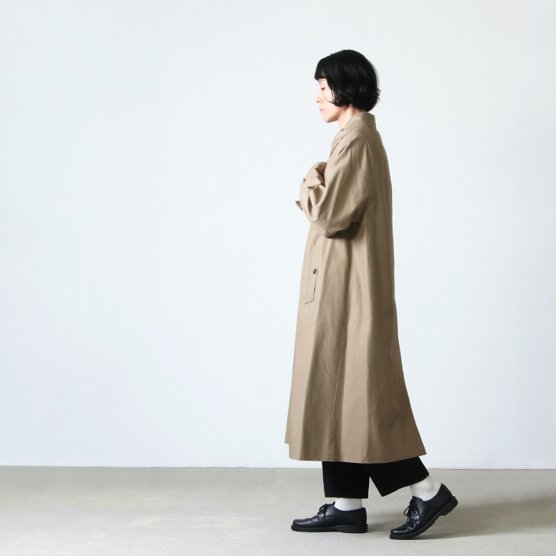 LENO リノ 20aw BAL COLLAR COAT Beige 1