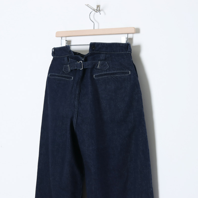 LENO() BUCKLE BACK TROUSERS