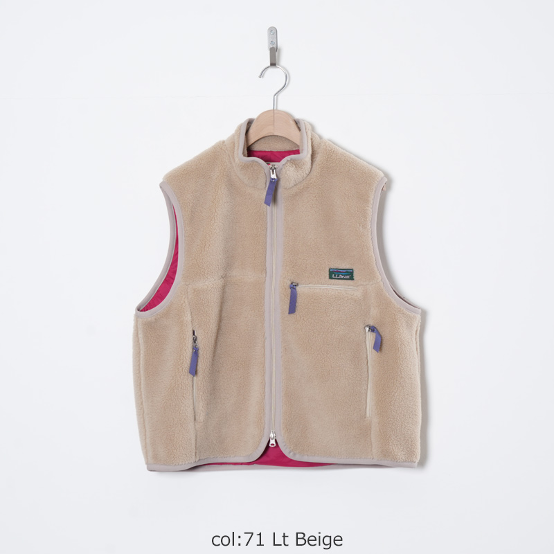 L.L.Bean(���륨��ӡ���) Topsham Boa Fleece Vest #WOMEN