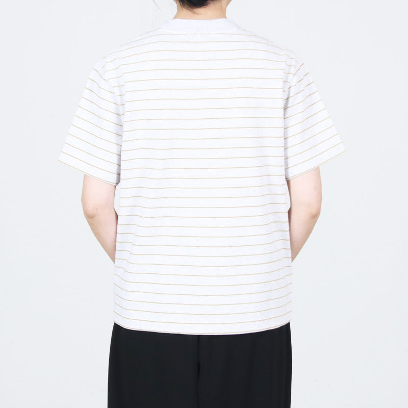 L.L.Bean(���륨��ӡ���) Union Short-Sleeve Striped Tee #WOMEN