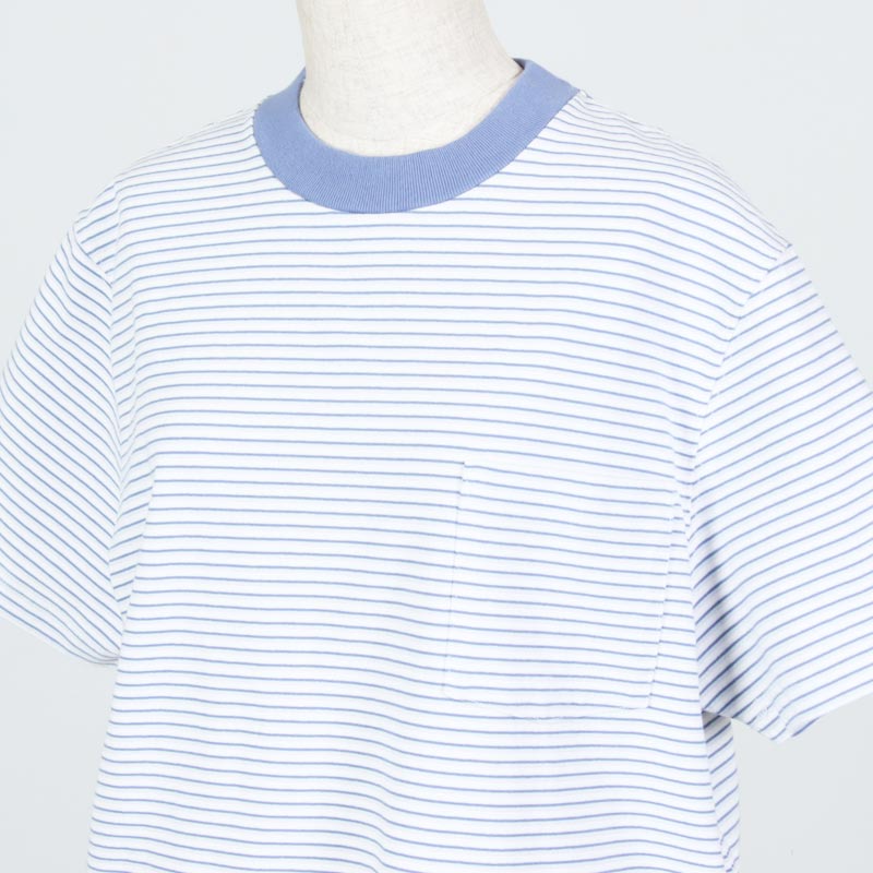 L.L.Bean(���륨��ӡ���) Union Short-Sleeve Striped Tee #WOMEN