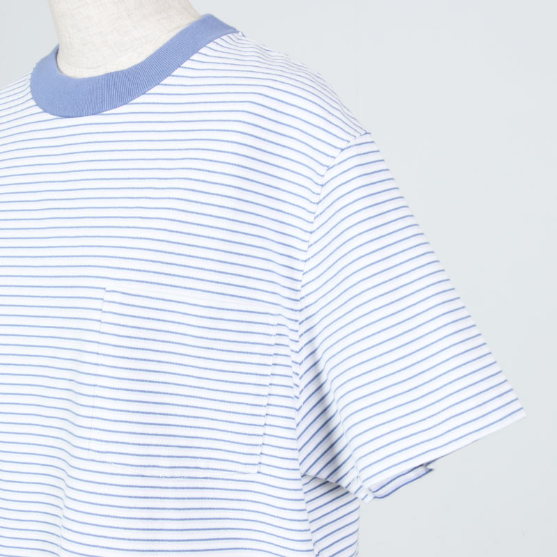 L.L.Bean(���륨��ӡ���) Union Short-Sleeve Striped Tee #WOMEN