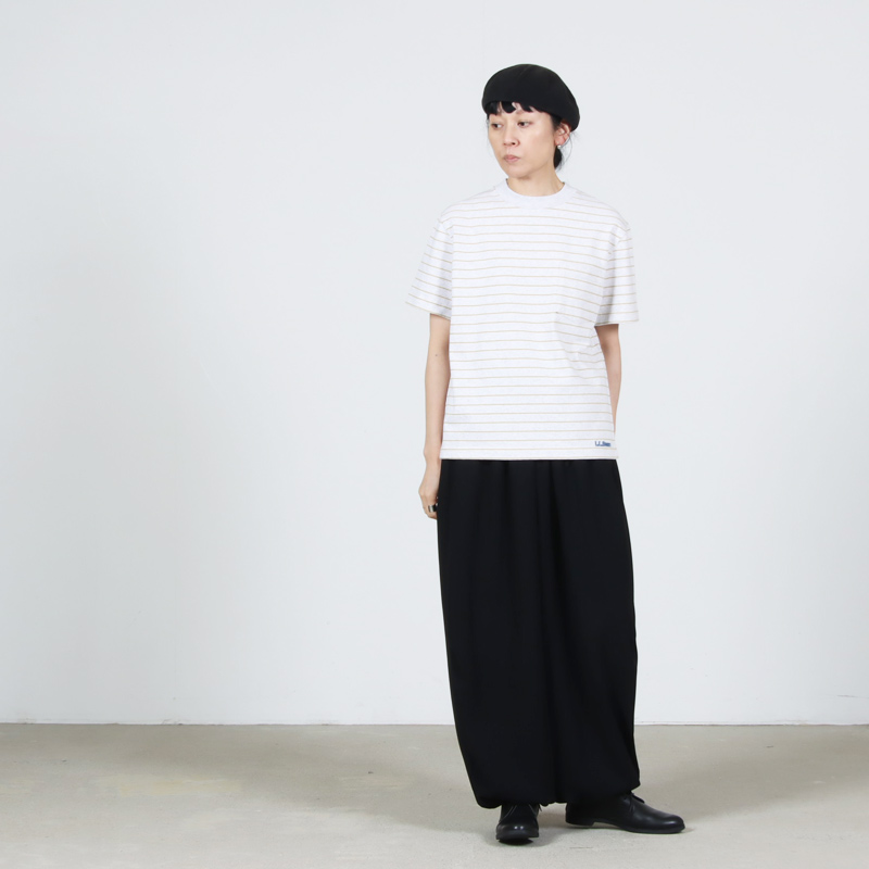 L.L.Bean(���륨��ӡ���) Union Short-Sleeve Striped Tee #WOMEN