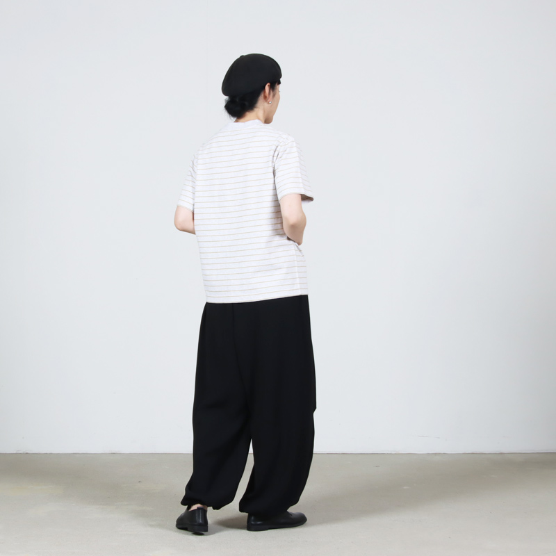 L.L.Bean(���륨��ӡ���) Union Short-Sleeve Striped Tee #WOMEN