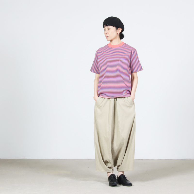 L.L.Bean(���륨��ӡ���) Union Short-Sleeve Striped Tee #WOMEN