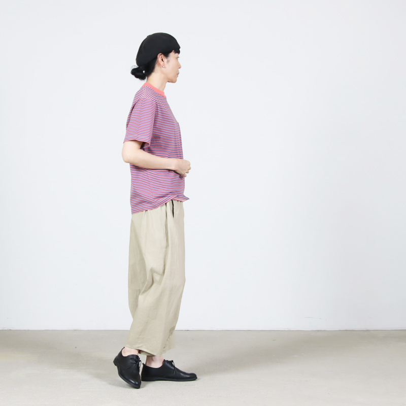 L.L.Bean(���륨��ӡ���) Union Short-Sleeve Striped Tee #WOMEN