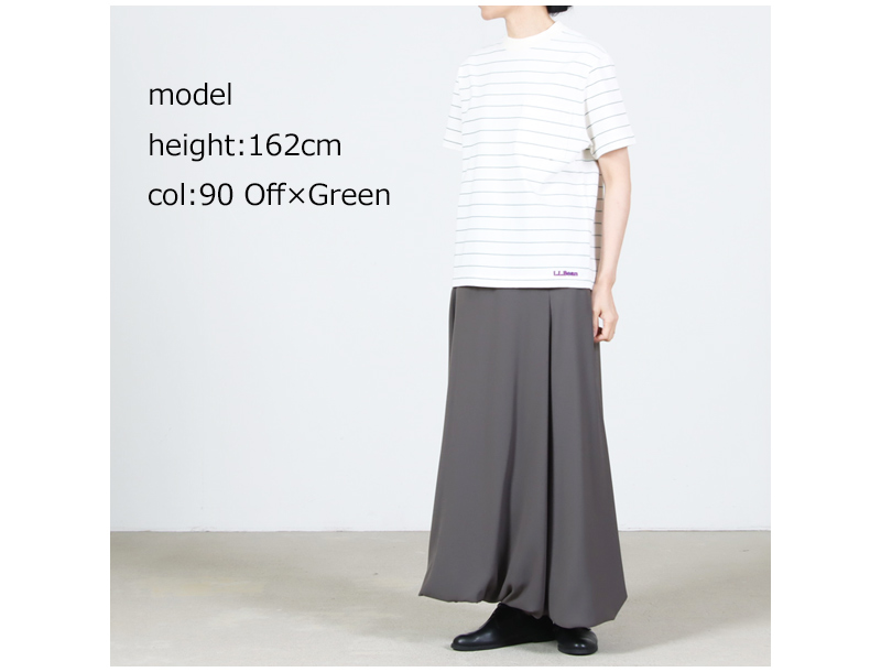 L.L.Bean(���륨��ӡ���) Union Short-Sleeve Striped Tee #WOMEN