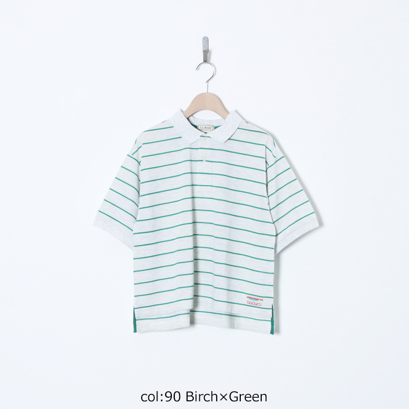 L.L.Bean(���륨��ӡ���) Troy Short-Sleeve Polo #WOMEN
