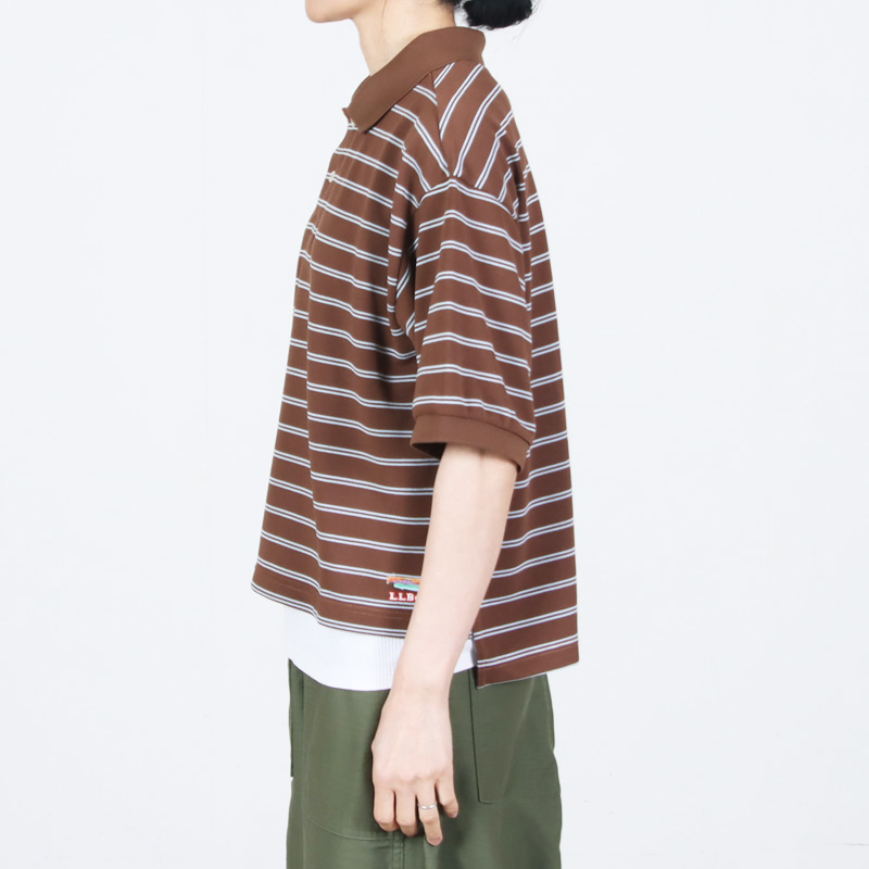 L.L.Bean(���륨��ӡ���) Troy Short-Sleeve Polo #WOMEN