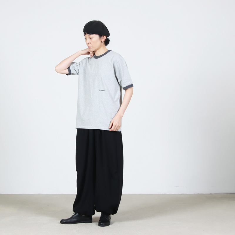 L.L.Bean(���륨��ӡ���) Morrill Short-Sleeve Ringer Tee #WOMEN