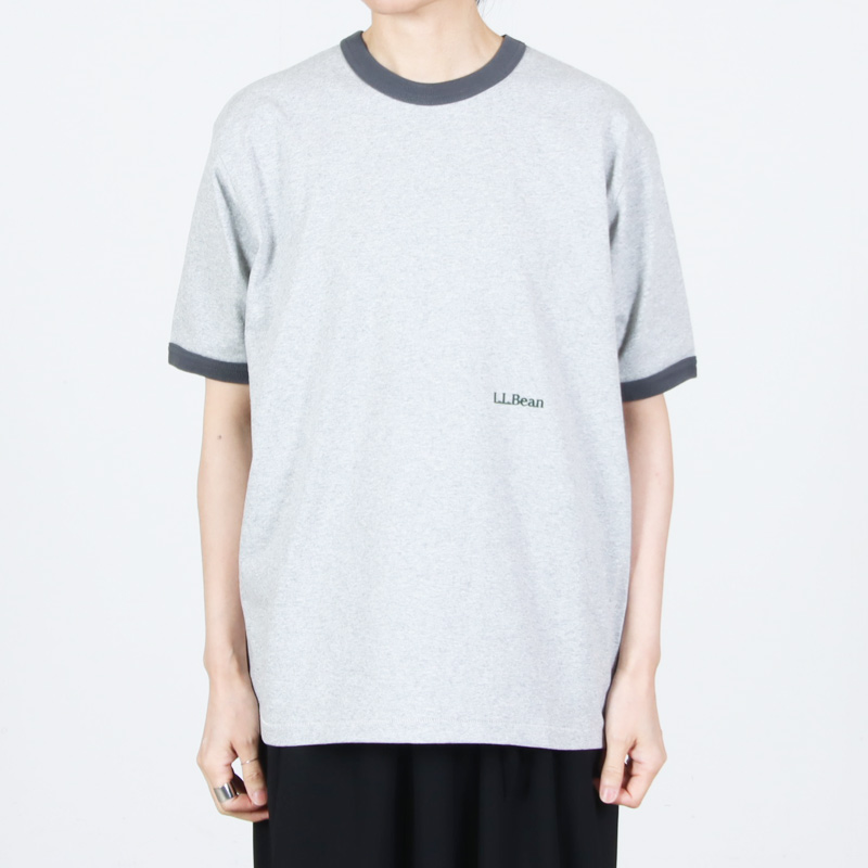 L.L.Bean(���륨��ӡ���) Morrill Short-Sleeve Ringer Tee #WOMEN