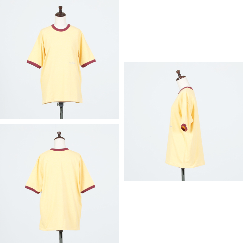 L.L.Bean(���륨��ӡ���) Morrill Short-Sleeve Ringer Tee #WOMEN