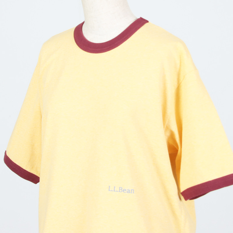 L.L.Bean(���륨��ӡ���) Morrill Short-Sleeve Ringer Tee #WOMEN
