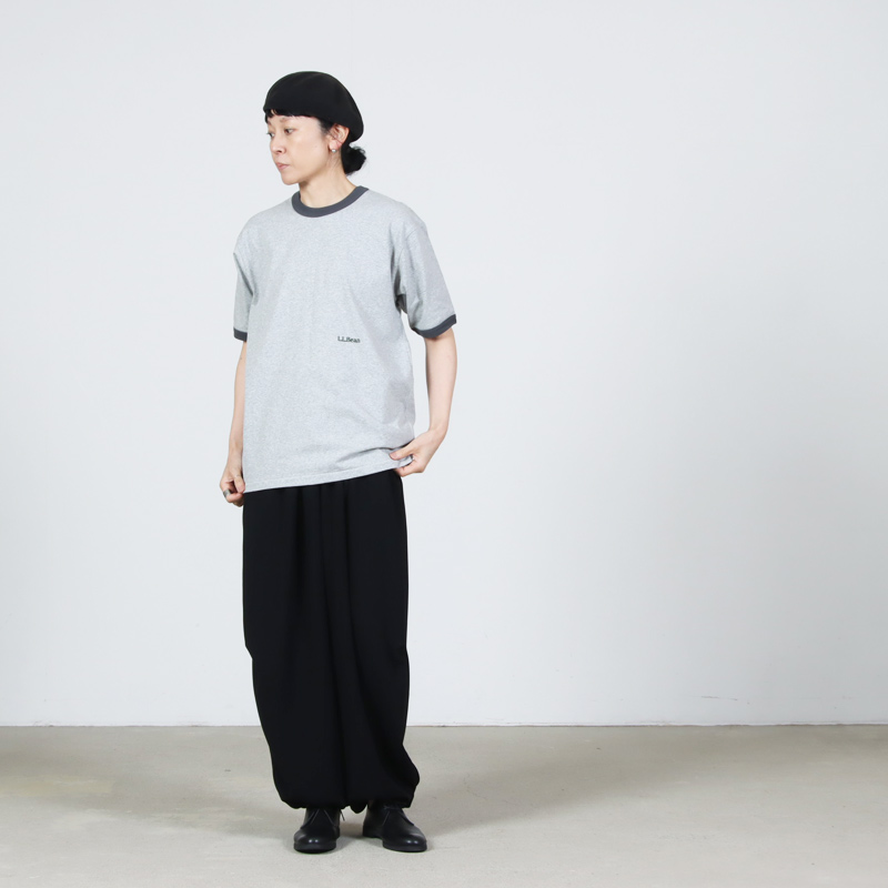 L.L.Bean(���륨��ӡ���) Morrill Short-Sleeve Ringer Tee #WOMEN