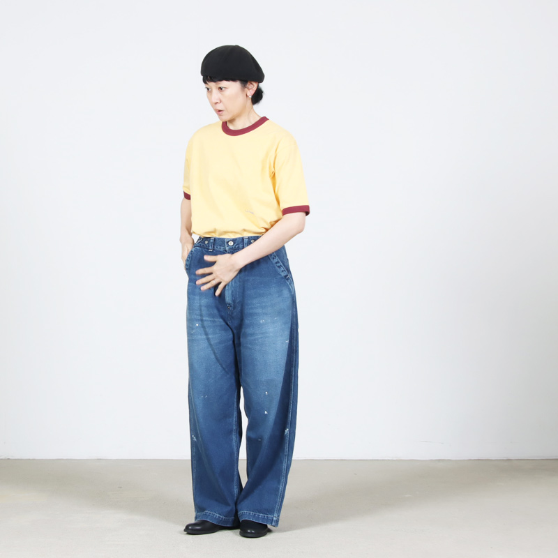 L.L.Bean(���륨��ӡ���) Morrill Short-Sleeve Ringer Tee #WOMEN