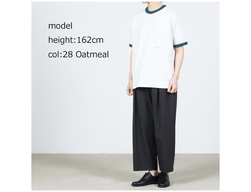 L.L.Bean(���륨��ӡ���) Morrill Short-Sleeve Ringer Tee #WOMEN