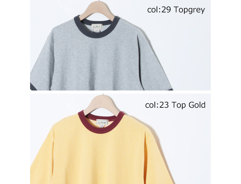 L.L.Bean(���륨��ӡ���) Morrill Short-Sleeve Ringer Tee #WOMEN