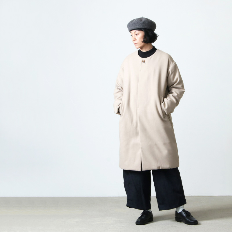 LOFT LABO (ロフトラボ) MITTO / NO COLLAR DOWN JACKET / ノーカラー 