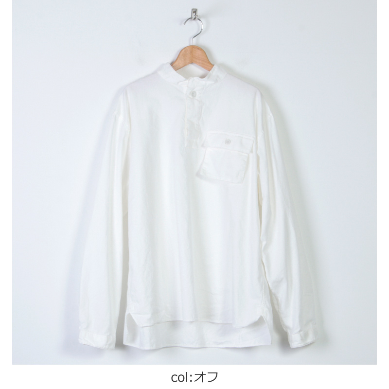 LOLO (ロロ) スタンドカラー プルオーバーシャツ size:S