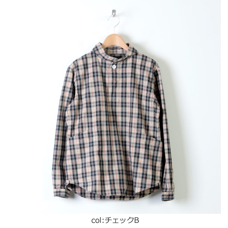 LOLO (ロロ) 定番プルオーバー型 チェックシャツ size:S