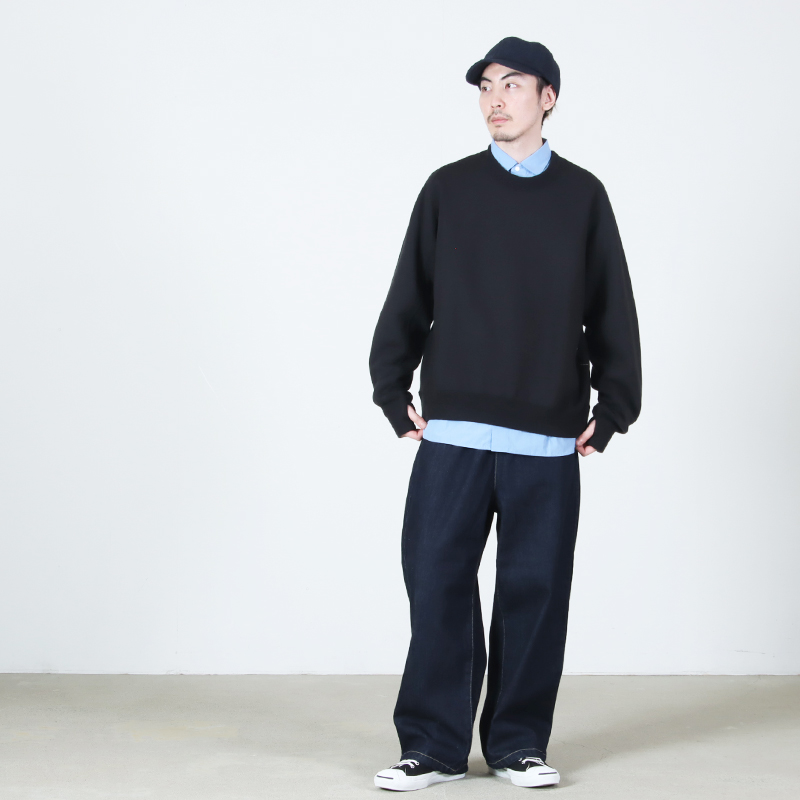 LOOP315(�롼��315) 100% WOOL CREW SWEAT