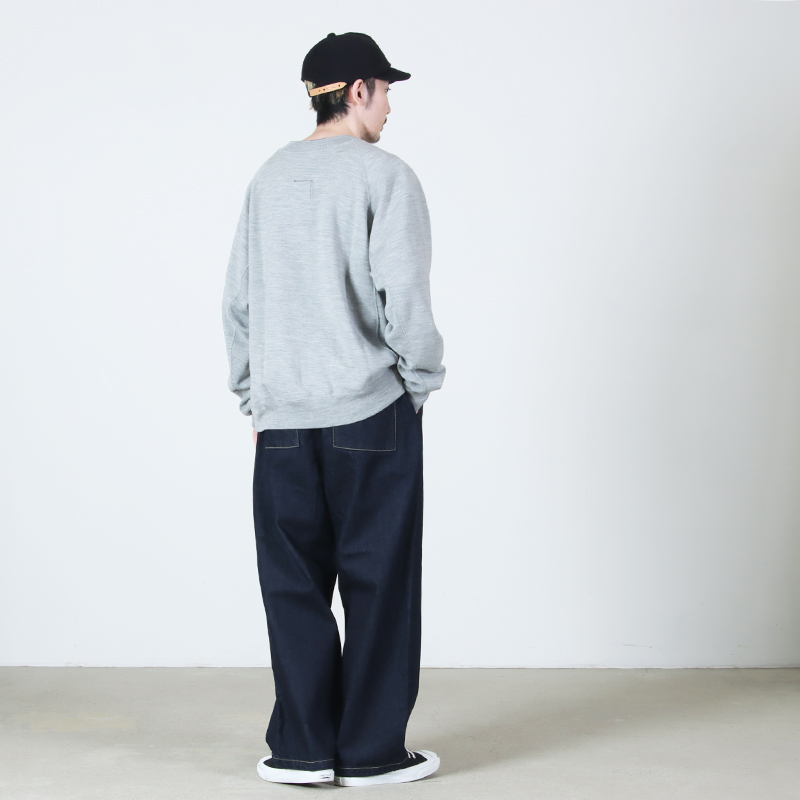 LOOP315(�롼��315) 100% WOOL CREW SWEAT