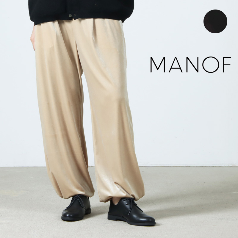 MANOF (ޥΥ) VELOUR CUT PANTS