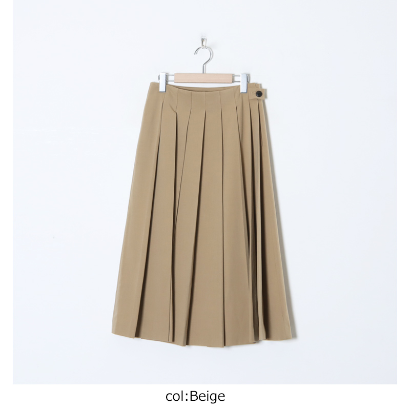 MANOF(ޥΥ) WIDE PLEATS SKIRT